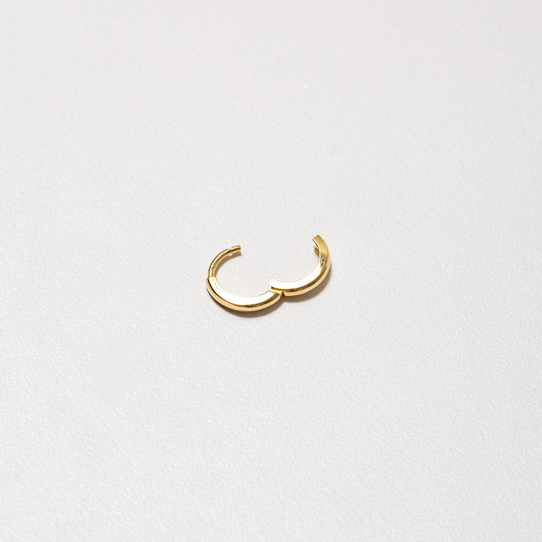 14k Gold Baby Huggies / Yellow Gold