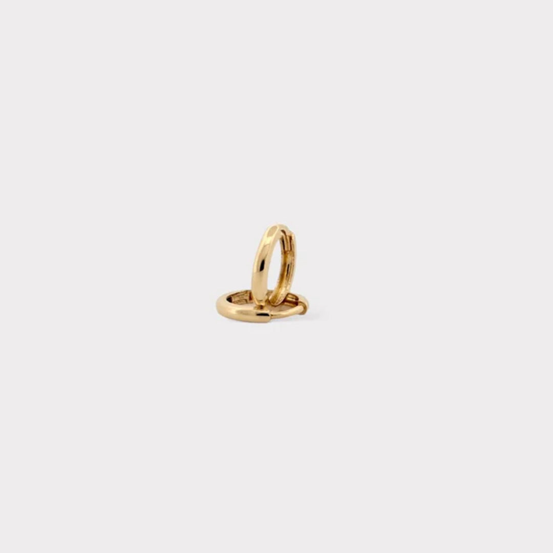 14k Gold Baby Huggies / Yellow Gold