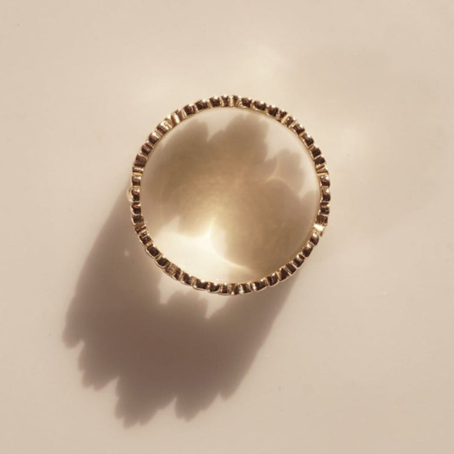 14k Gold Daisy Eternity Band / Yellow Gold