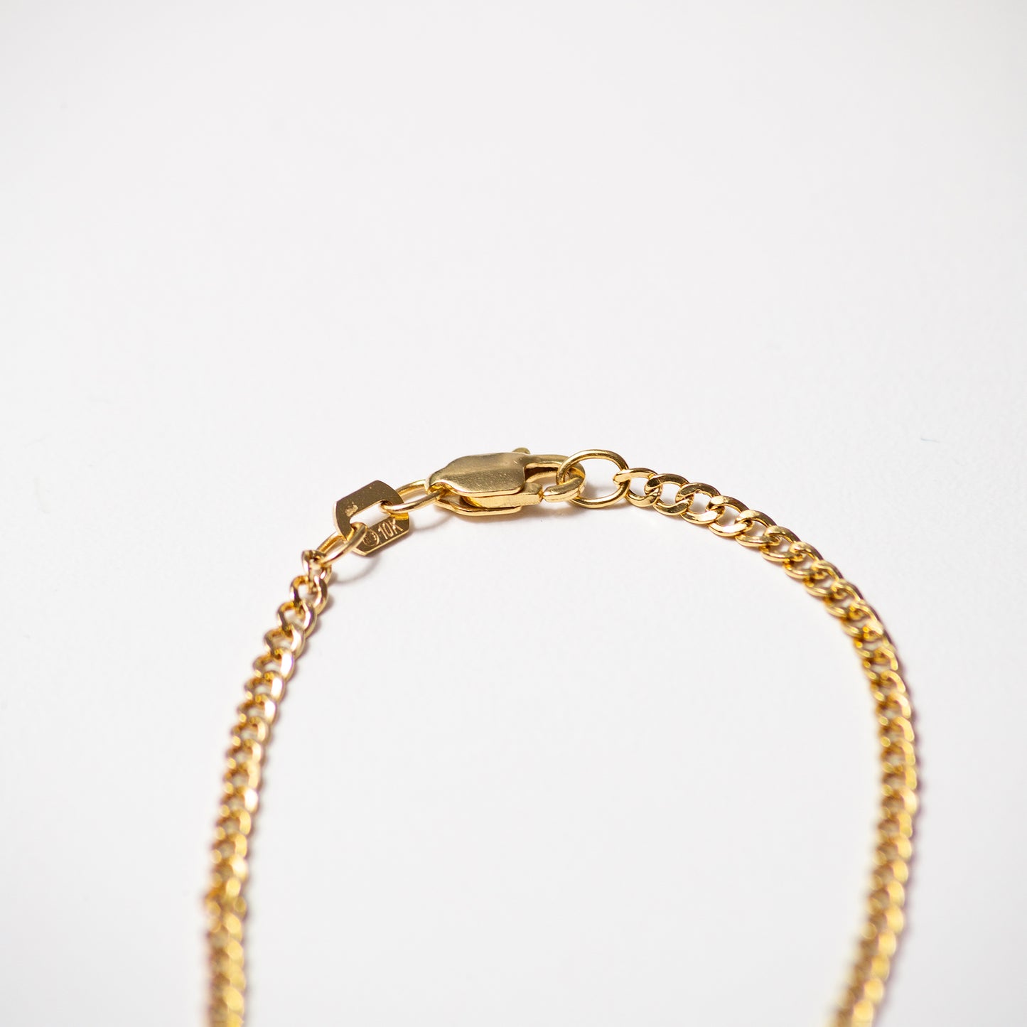 10k Gold Curb Bracelet