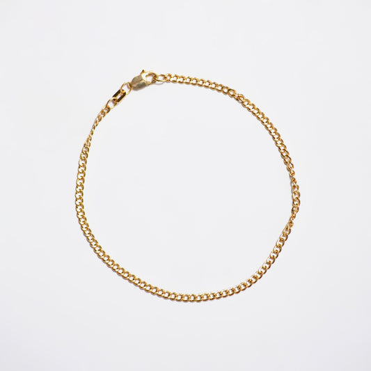 10k Gold Curb Bracelet