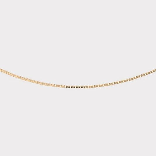 14k Gold Box Chain