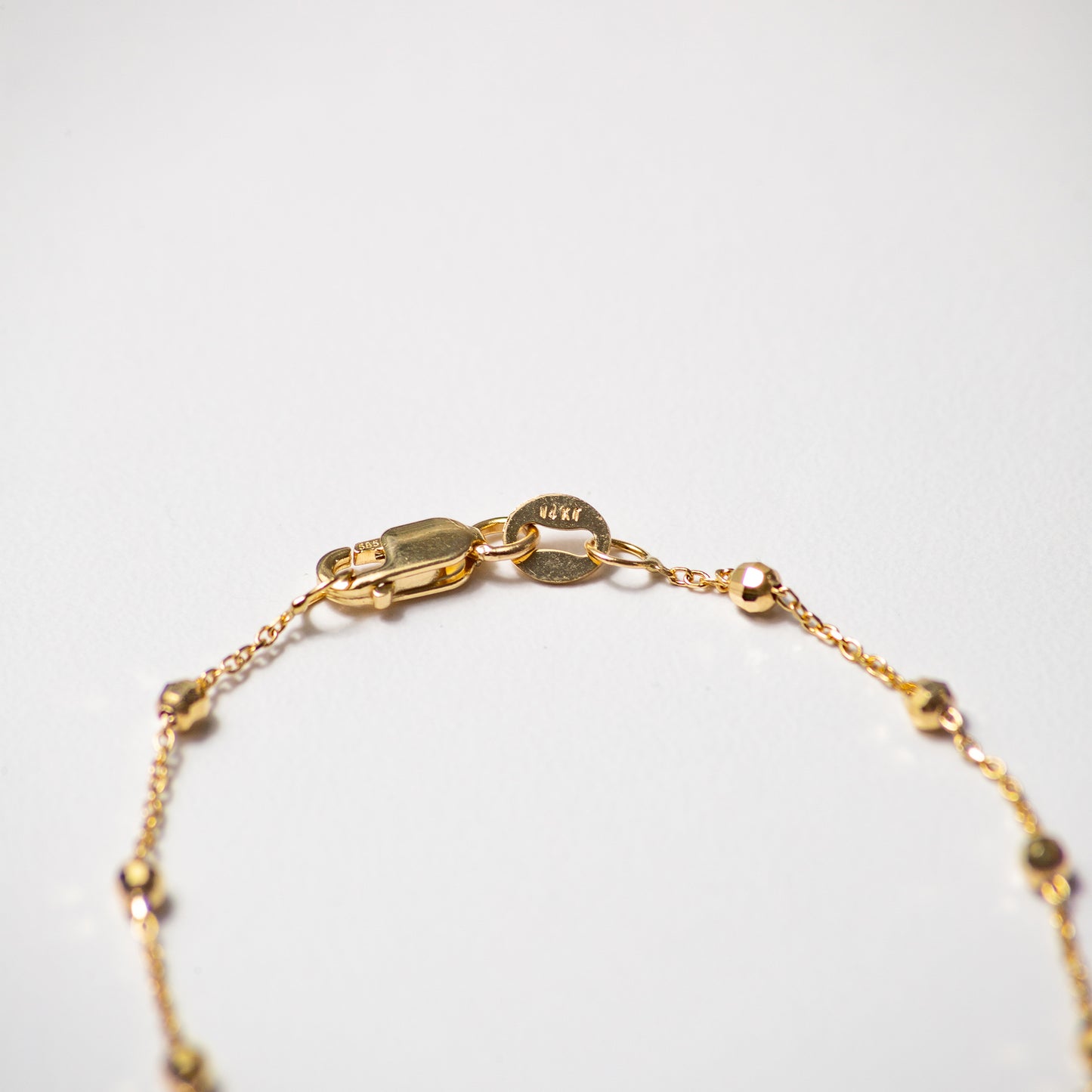 14k Gold Disco Bracelet