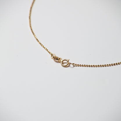 14k Gold Glitter Chain