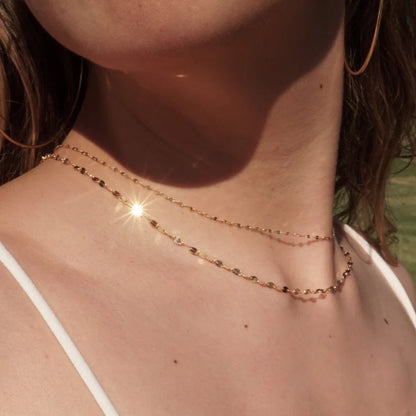 14k Gold Mini Twinkle Chain