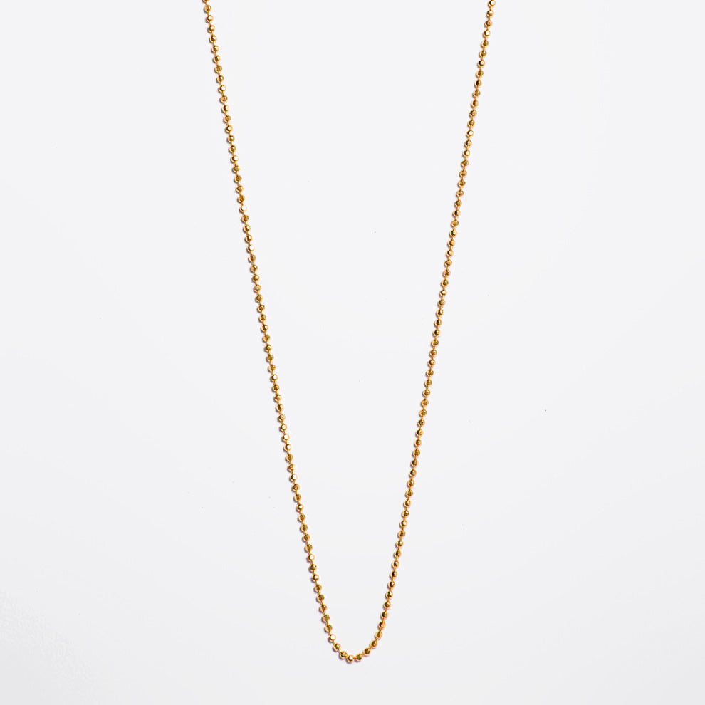 14k Gold Glitter Chain