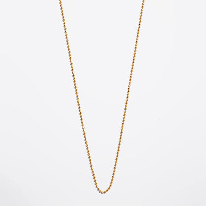 14k Gold Glitter Chain