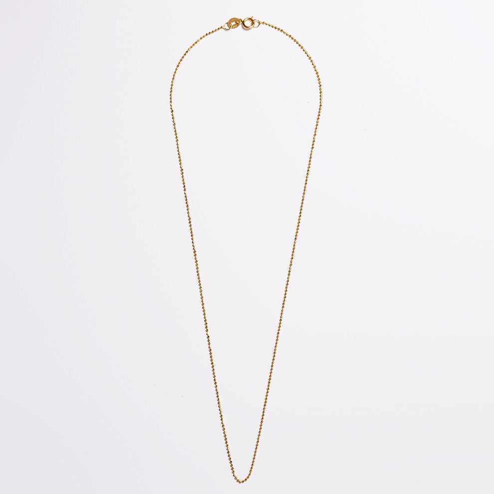 14k Gold Glitter Chain