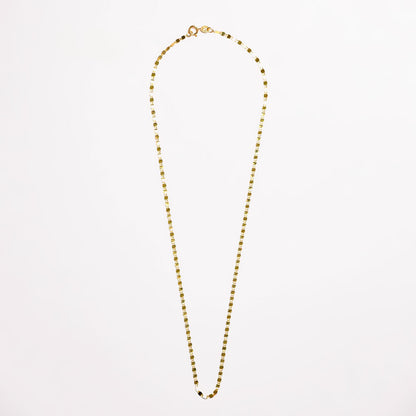 14k Gold Light Mirror Chain