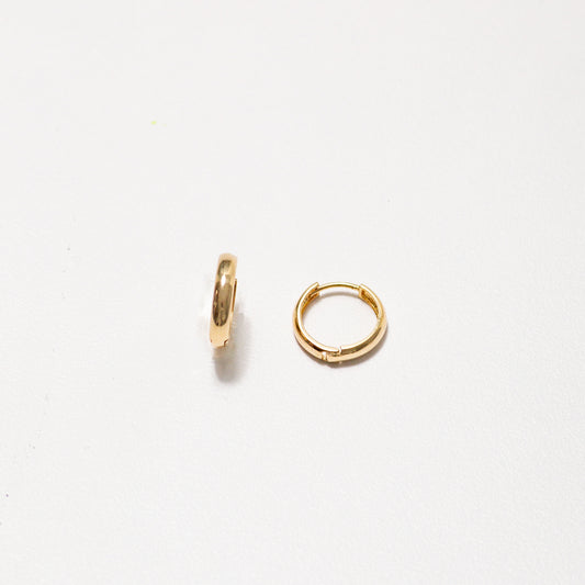 14k Gold Baby Huggies / Yellow Gold