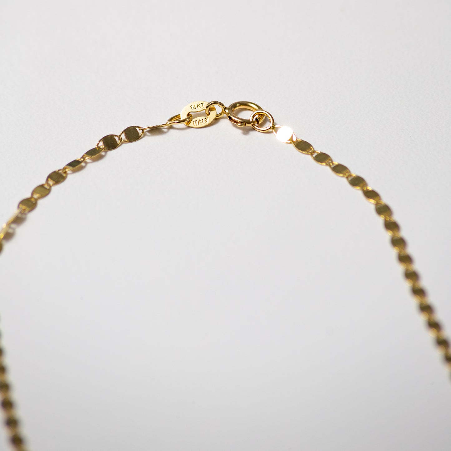 14k Gold Light Mirror Chain