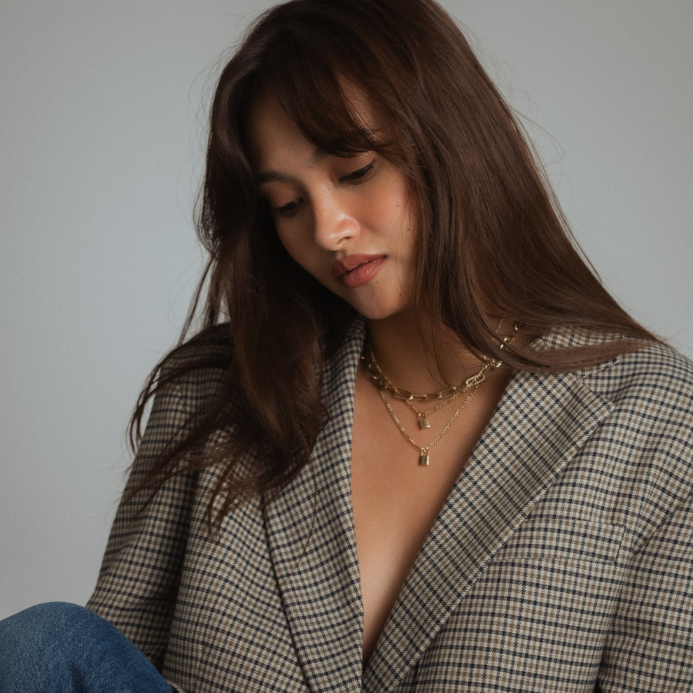 10K 「Moon」 Necklace
